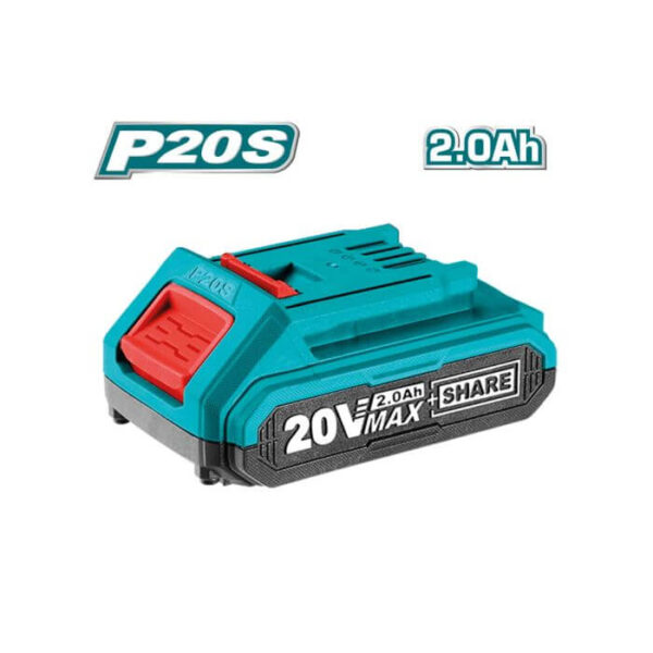 Batería Litio TOTAL 20V 2Ah Compatible Plataforma P20S TFBLI2001