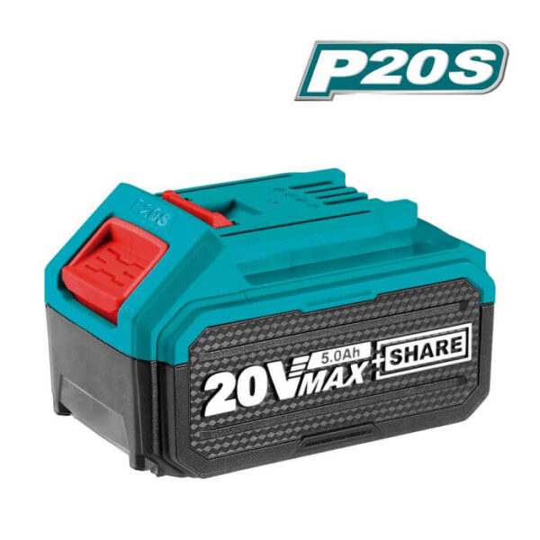 Batería Litio TOTAL 20V 5Ah Máxima Autonomía Plataforma P20S TFBLI2053
