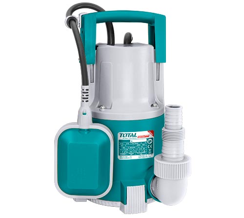 Bomba Sumergible de Aguas Limpias con Cable TOTAL 400W Trasvase Doméstico TWP64001