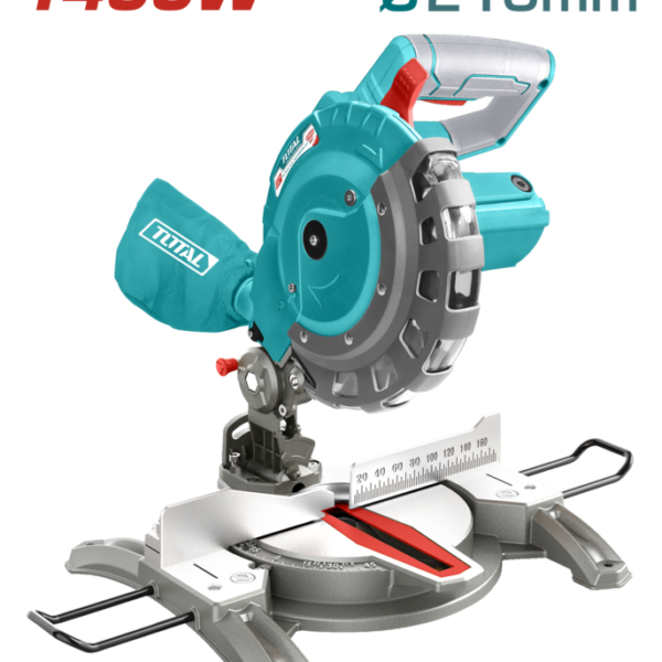 Ingletadora con Cable TOTAL 1400W 210mm Versátil y Ligera TS42142107