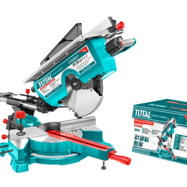 Ingletadora con Mesa TOTAL 1800W 305mm Profesional Mesa Superior con Cable