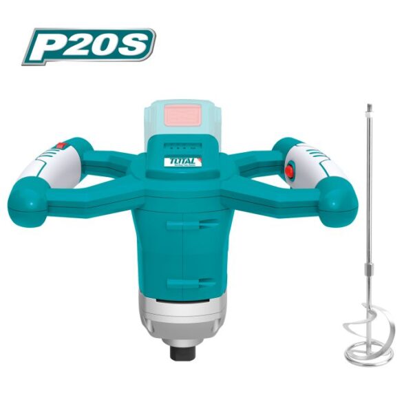 Mezclador de Pintura y Mortero a Batería TOTAL 20V Motor Brushless Sin Batería TMXLI2001