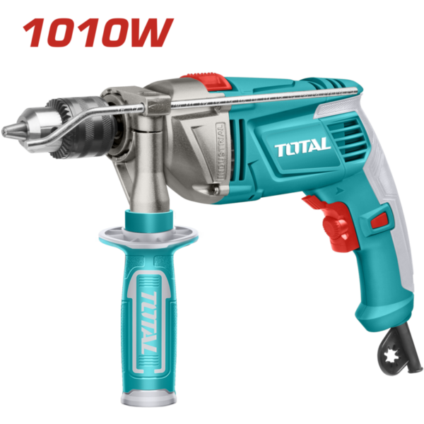 Taladro Percutor con Cable TOTAL 1010W 16mm Profesional Compacto TG111136
